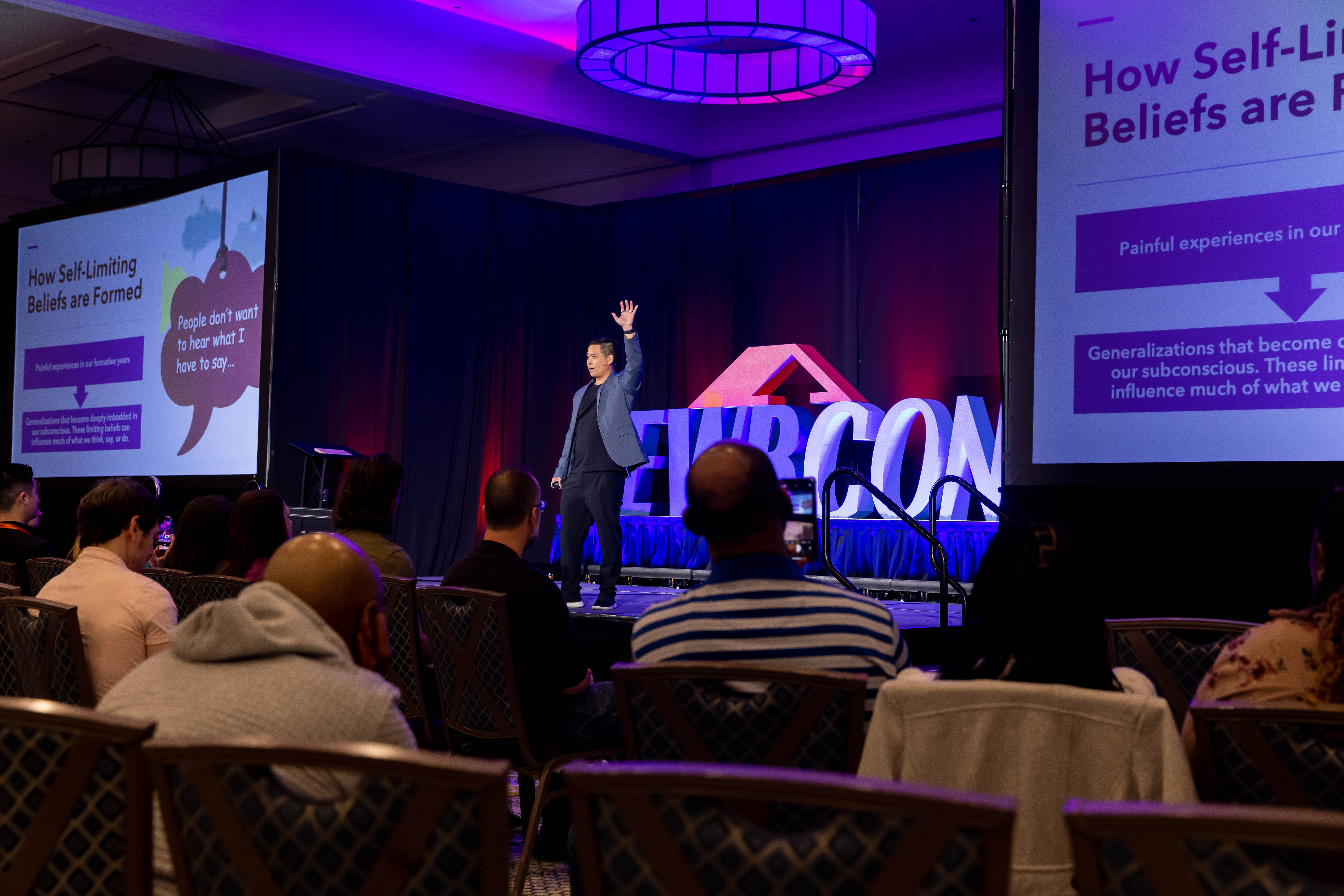 Michael Quan on stage