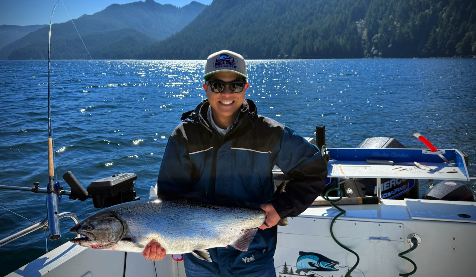 Salmon fishing in Haida Gwaii